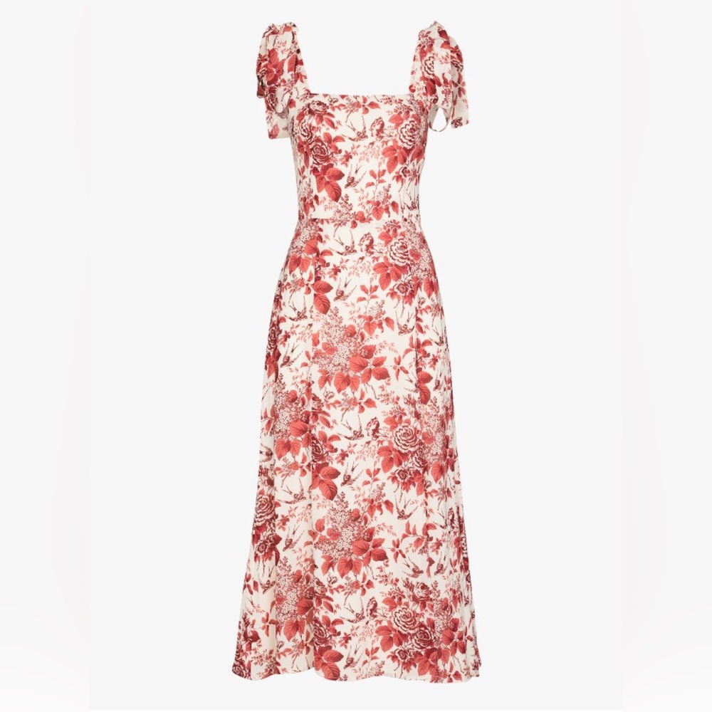 Reformation Twilight Dress Toile De Jouy